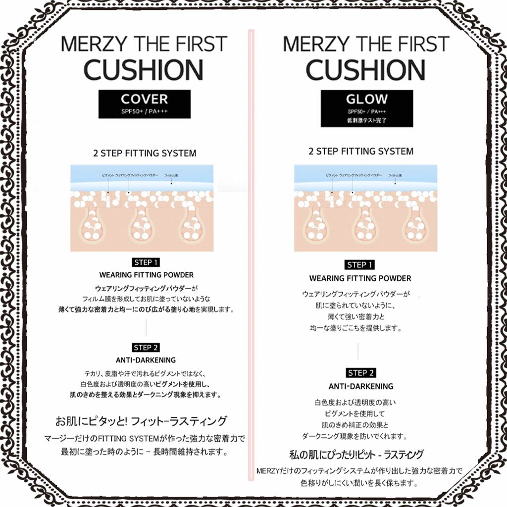 THE FIRST CUSHION COVER/MERZY/クッションファンデーションを使ったクチコミ(4枚目)