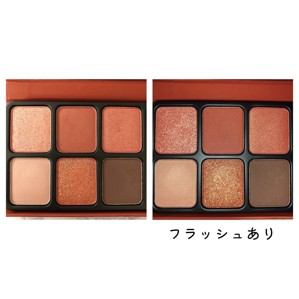 アイカラーパレット バーンオレンジ/heme/アイシャドウパレットを使ったクチコミ（3枚目）