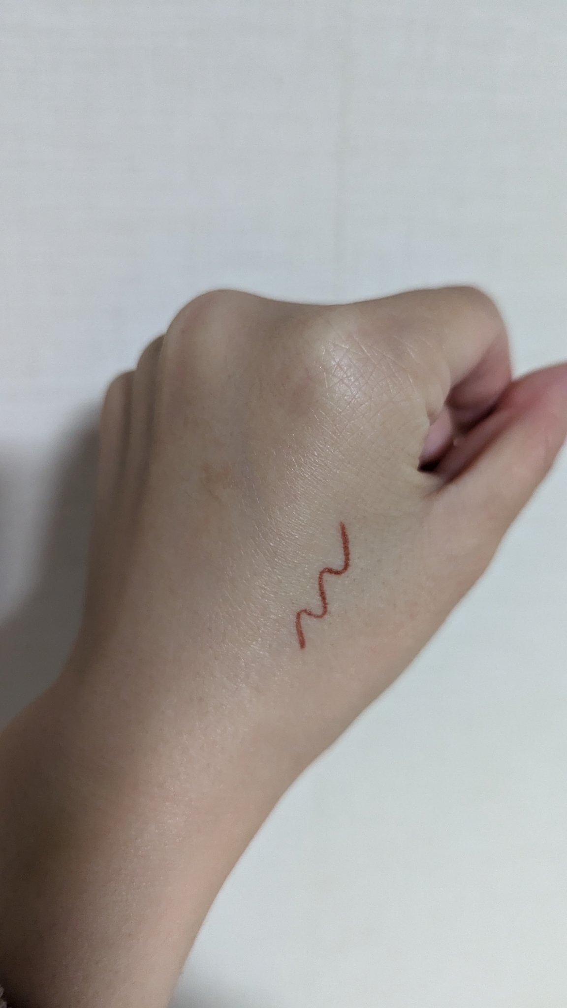 キレイファクトリー リキッドアイライナー 02 ピンクテラコッタ/KIREI FACTORY/リキッドアイライナーを使ったクチコミ（2枚目）