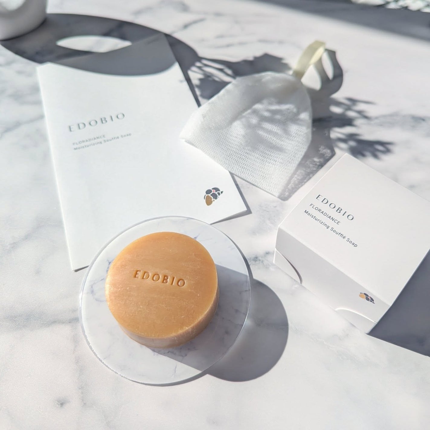 フローラディエンス モイスチャライジングスフレソープ/EDOBIO/洗顔石鹸を使ったクチコミ(1枚目)