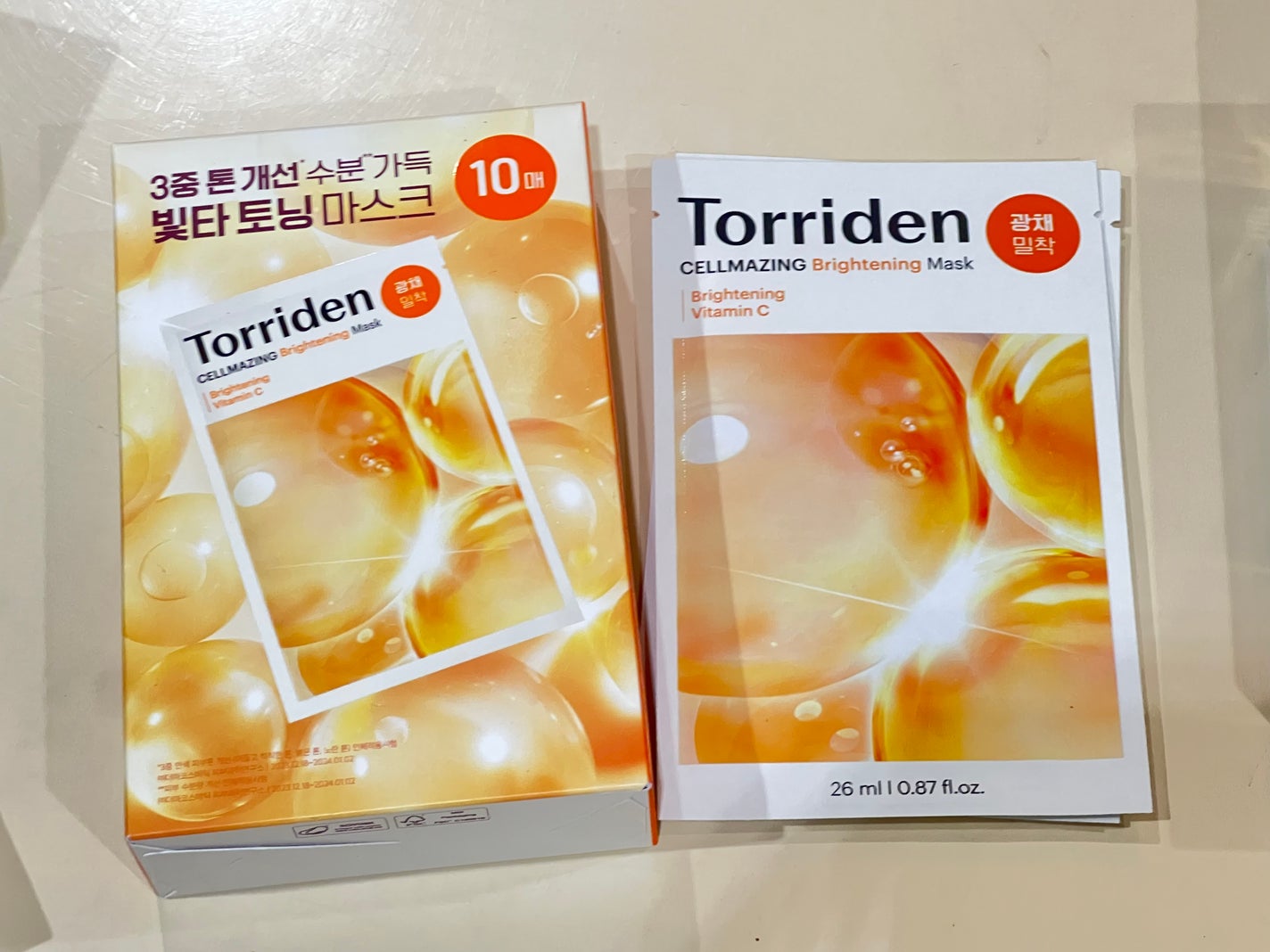 セルメイジング ビタC ブライトニングマスク/Torriden/シートマスク・パックを使ったクチコミ(1枚目)