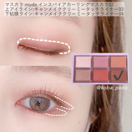 ナイストゥミーチュートランク/MAJOLICA MAJORCA/アイシャドウパレットを使ったクチコミ(6枚目)