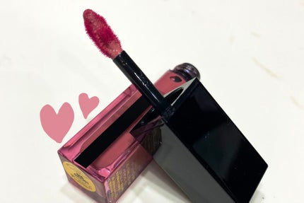 ルージュ ピュールクチュール ヴェルニ ウォーターステイン/YVES SAINT LAURENT BEAUTE/口紅を使ったクチコミ(2枚目)