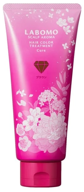 ラボモ スカルプアロマ ヘアカラートリートメントキュア ブラウン