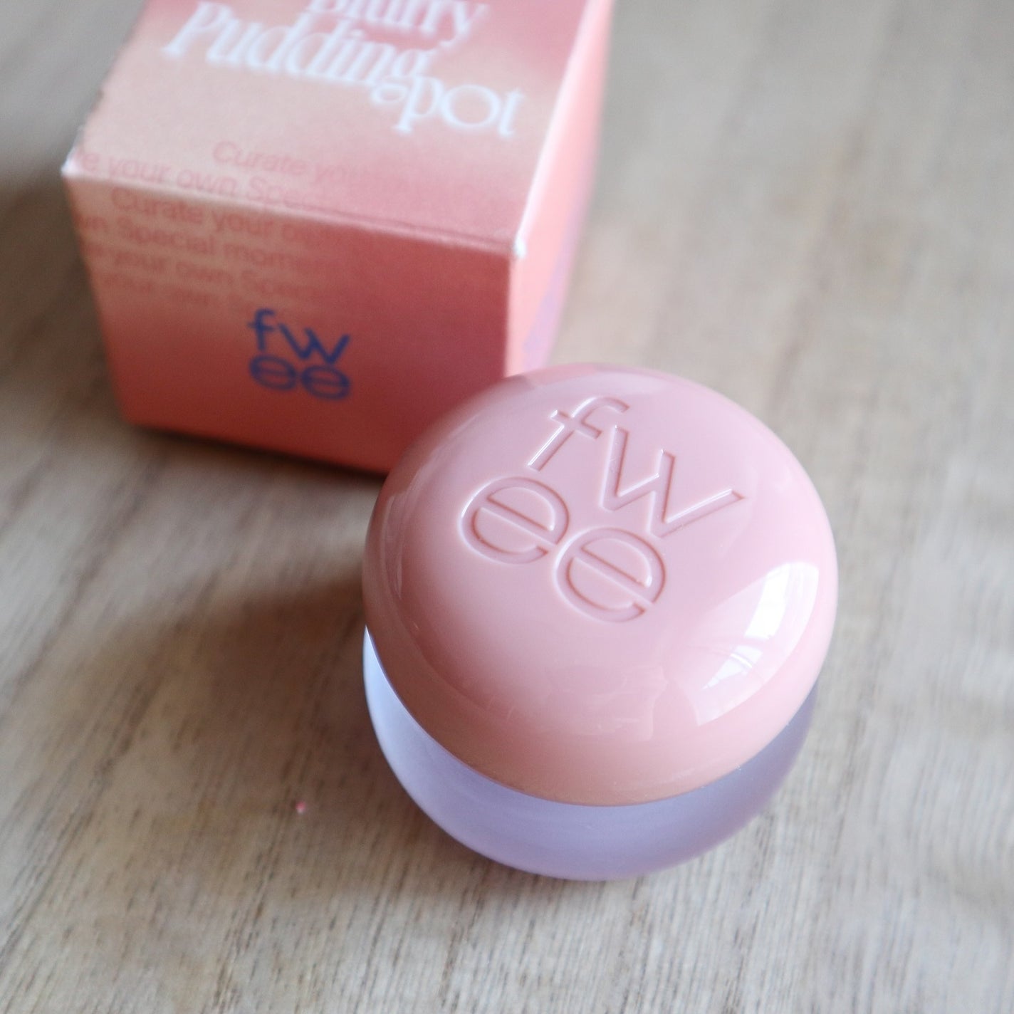 リップアンドチーク ブラーリープリンポット/fwee/口紅を使ったクチコミ(2枚目)