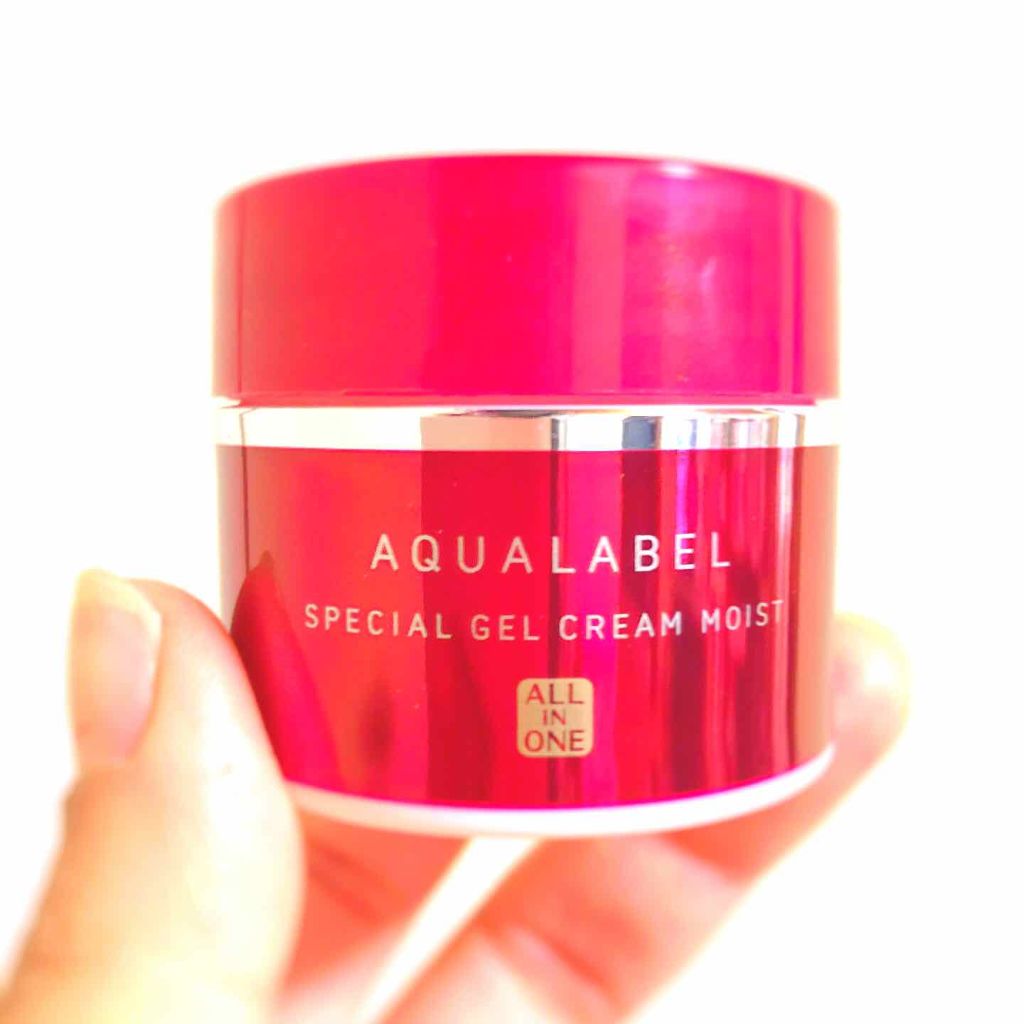 スペシャルジェルクリーム(モイスト)/アクアレーベル/オールインワン化粧品を使ったクチコミ（1枚目）