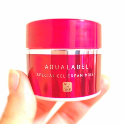 スペシャルジェルクリーム(モイスト)/アクアレーベル/オールインワン化粧品を使ったクチコミ(1枚目)