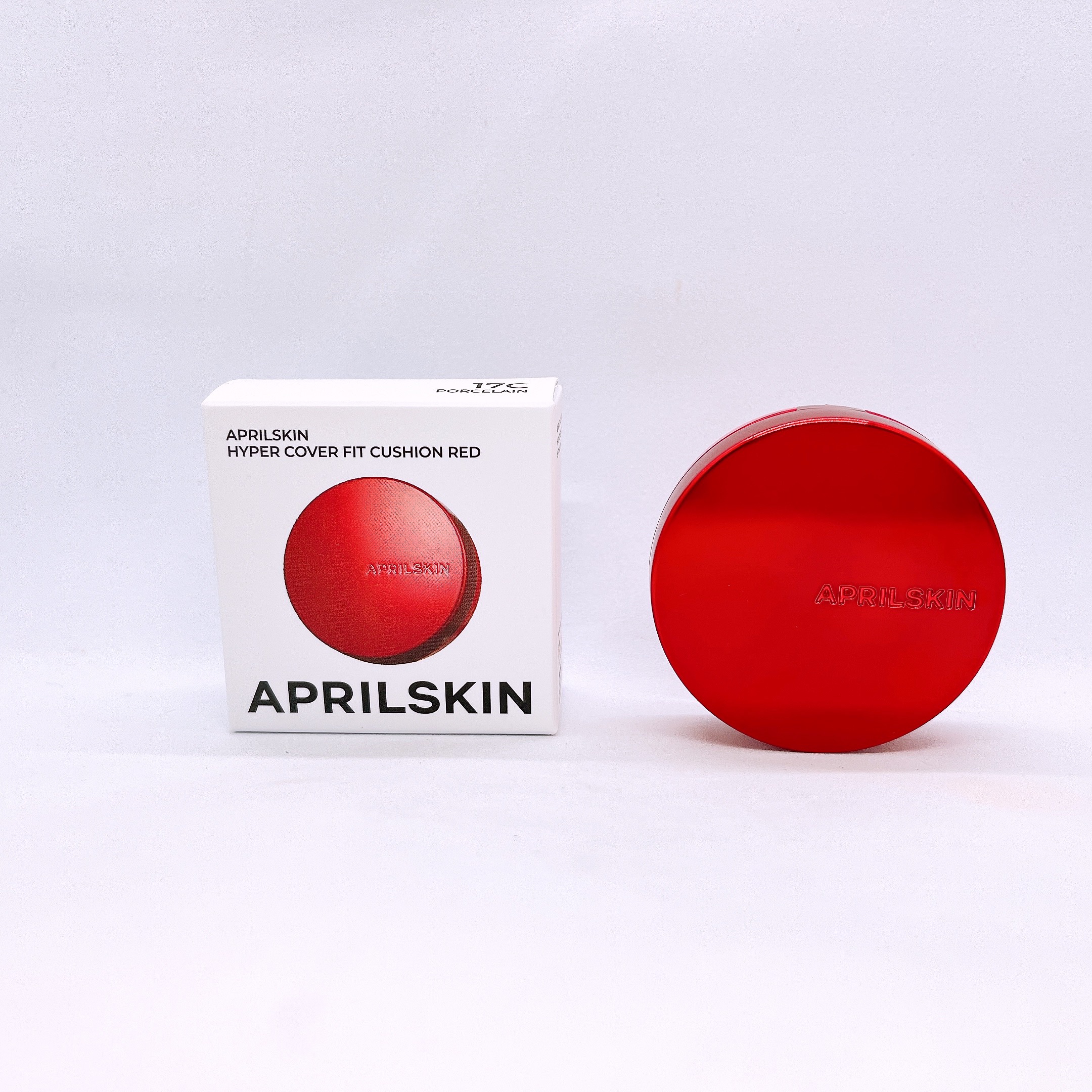 ハイパーカバーフィットクッション red/APRILSKIN/クッションファンデーションを使ったクチコミ（1枚目）