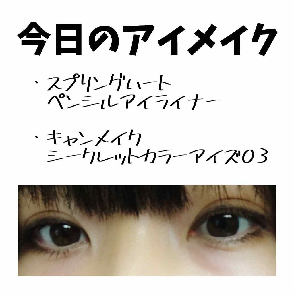 シークレットカラーアイズ/キャンメイク/アイシャドウパレットを使ったクチコミ(1枚目)