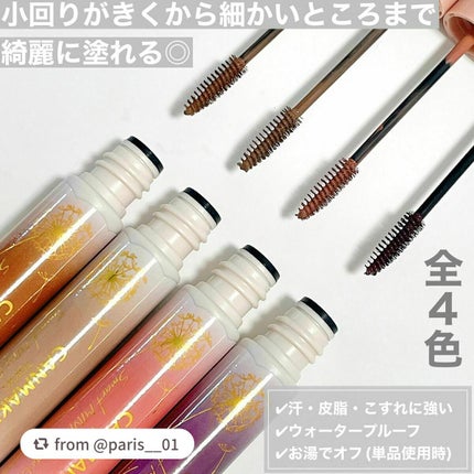 スマートミニアイブロウカラー/キャンメイク/眉マスカラを使ったクチコミ(3枚目)