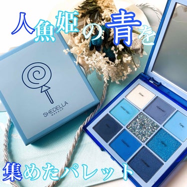  诗蒂娅九色眼影盘 (9 Colors Eye Shadow Palette)/SHEDELLA/アイシャドウパレットを使ったクチコミ（1枚目）