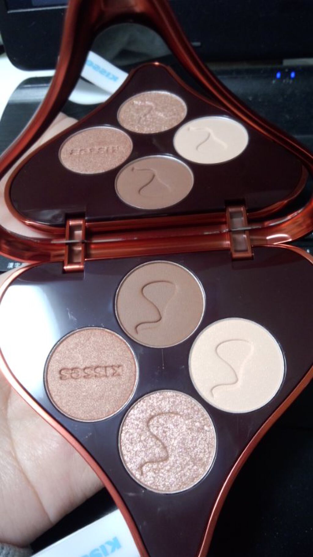 キスチョコレート プレイカラーアイズ/ETUDE/アイシャドウパレットを使ったクチコミ（3枚目）