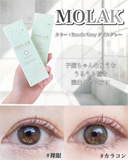 MOLAK 1day/MOLAK/ワンデー(1DAY)カラコンを使ったクチコミ(1枚目)