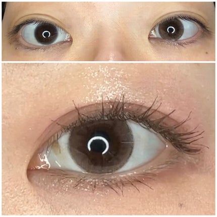 ホロリング/LENSME/1ヶ月(1MONTH)カラコンを使ったクチコミ(4枚目)