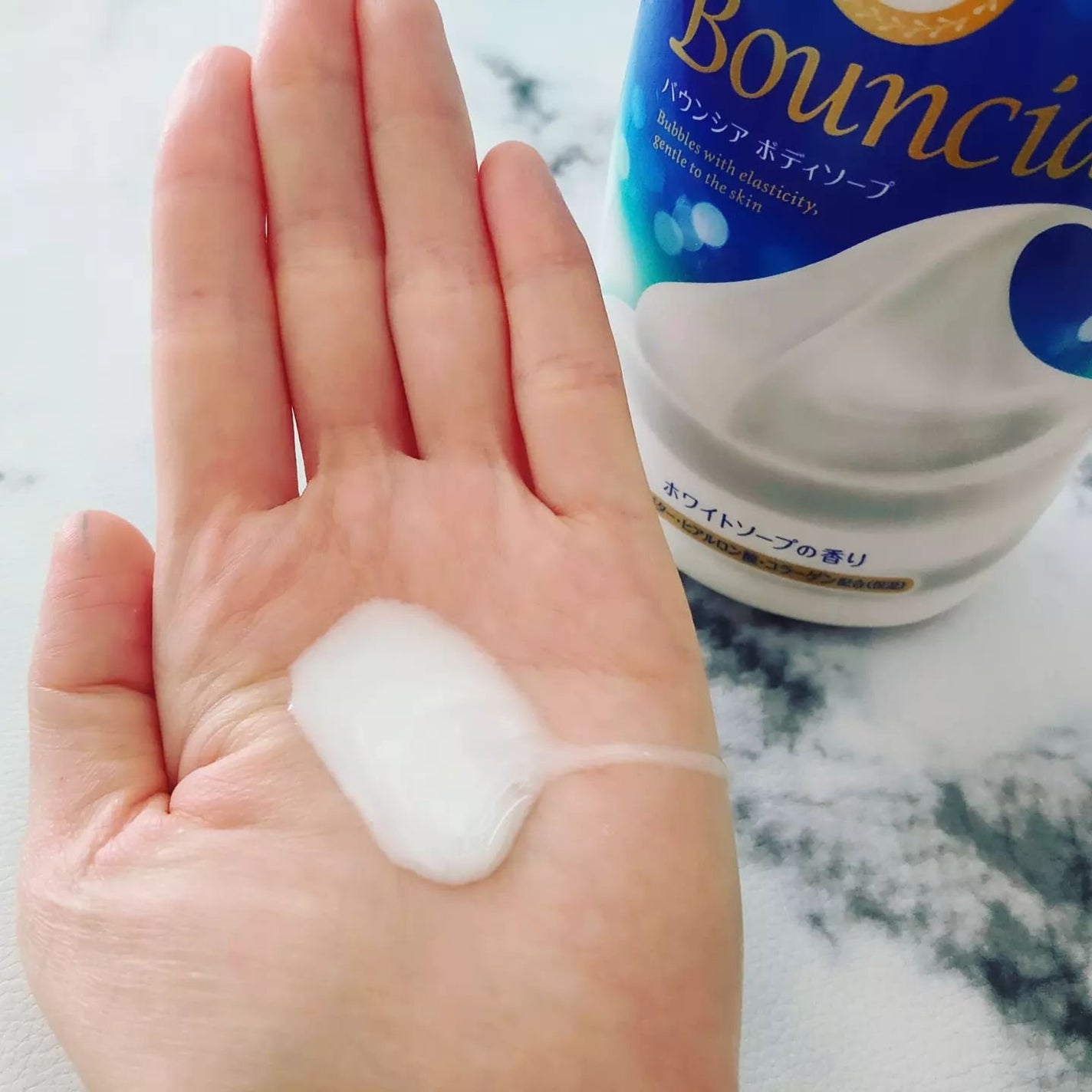 バウンシア ボディソープ ホワイトソープの香り/Bouncia/ボディソープを使ったクチコミ(3枚目)