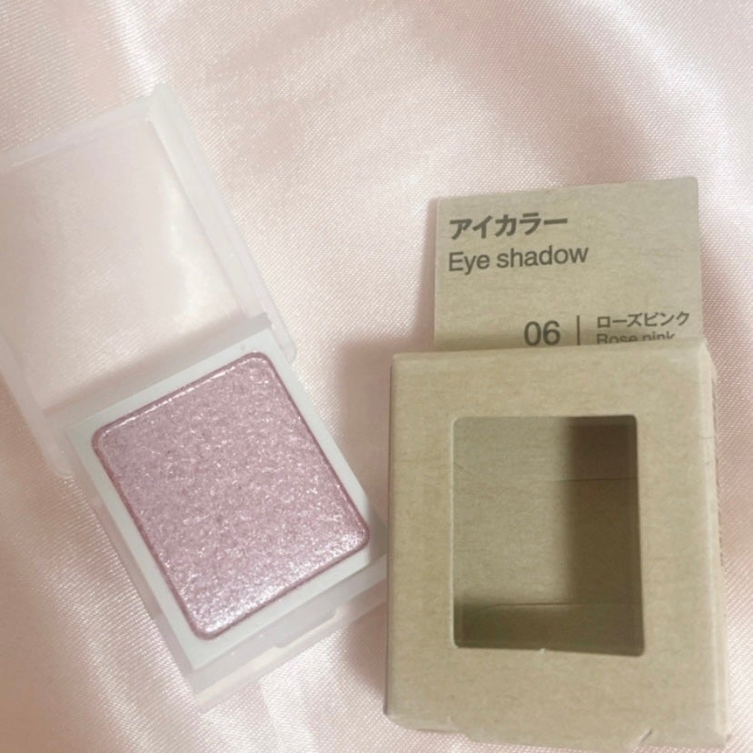 アイカラー/無印良品/単色アイシャドウを使ったクチコミ(1枚目)