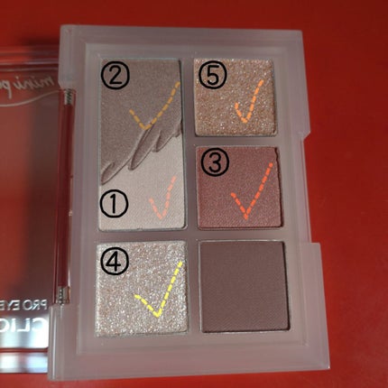 プロ アイパレット ミニ/CLIO/アイシャドウパレットを使ったクチコミ(2枚目)