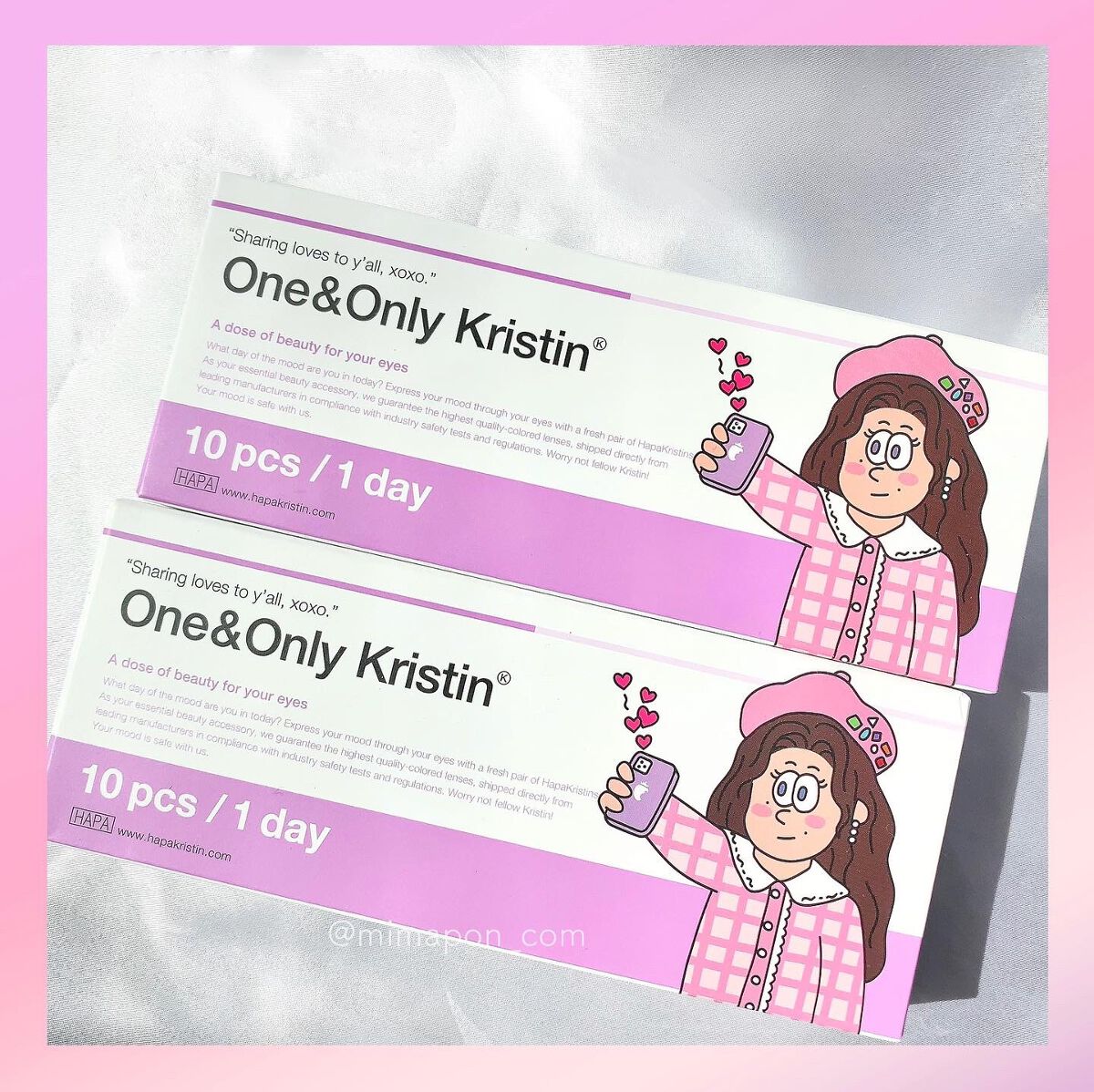 One & Only Kristin/Hapa kristin/カラーコンタクトレンズを使ったクチコミ(7枚目)