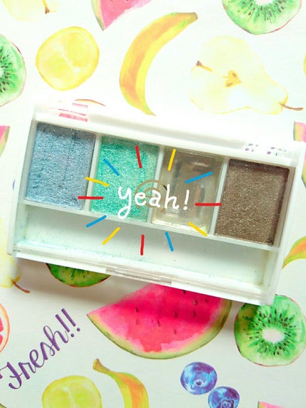 ウェットアイシャドウ/セリア/ジェル・クリームアイシャドウを使ったクチコミ(1枚目)