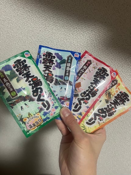 露天湯めぐり/アース製薬/無機塩系入浴剤を使ったクチコミ(1枚目)