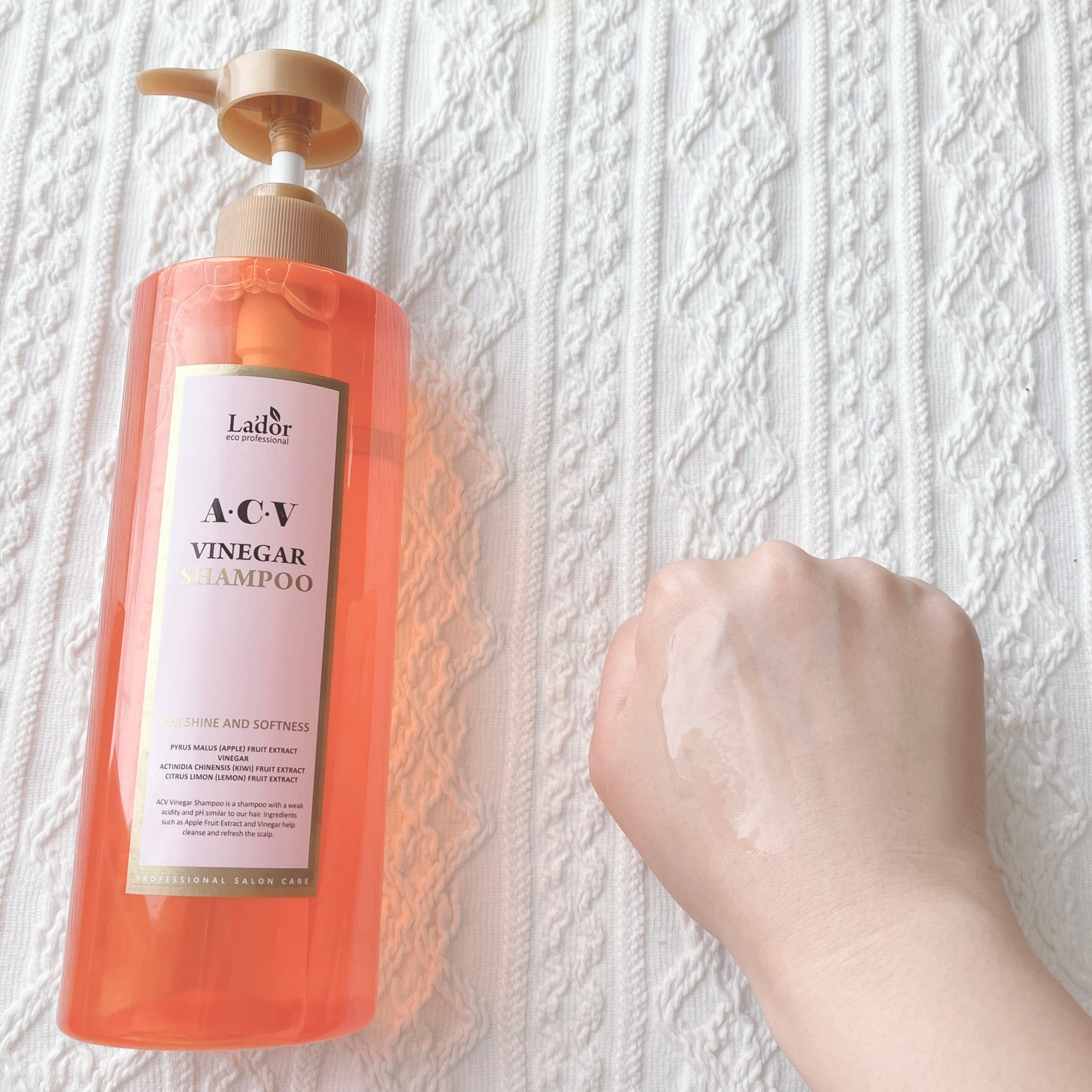 ACV VINEGAR HAIR CAP /La'dor/アウトバストリートメントを使ったクチコミ(3枚目)