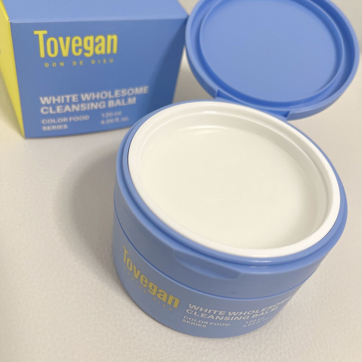 カラーフードシリーズホワイトホールサムクレンジングバーム/Tovegan/クレンジングバームを使ったクチコミ（2枚目）