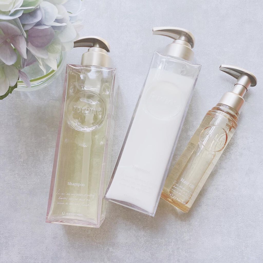 プルント モイストリッチ美容液シャンプー／モイストリッチリペア美容液トリートメント/Purunt./市販シャンプーを使ったクチコミ（1枚目）