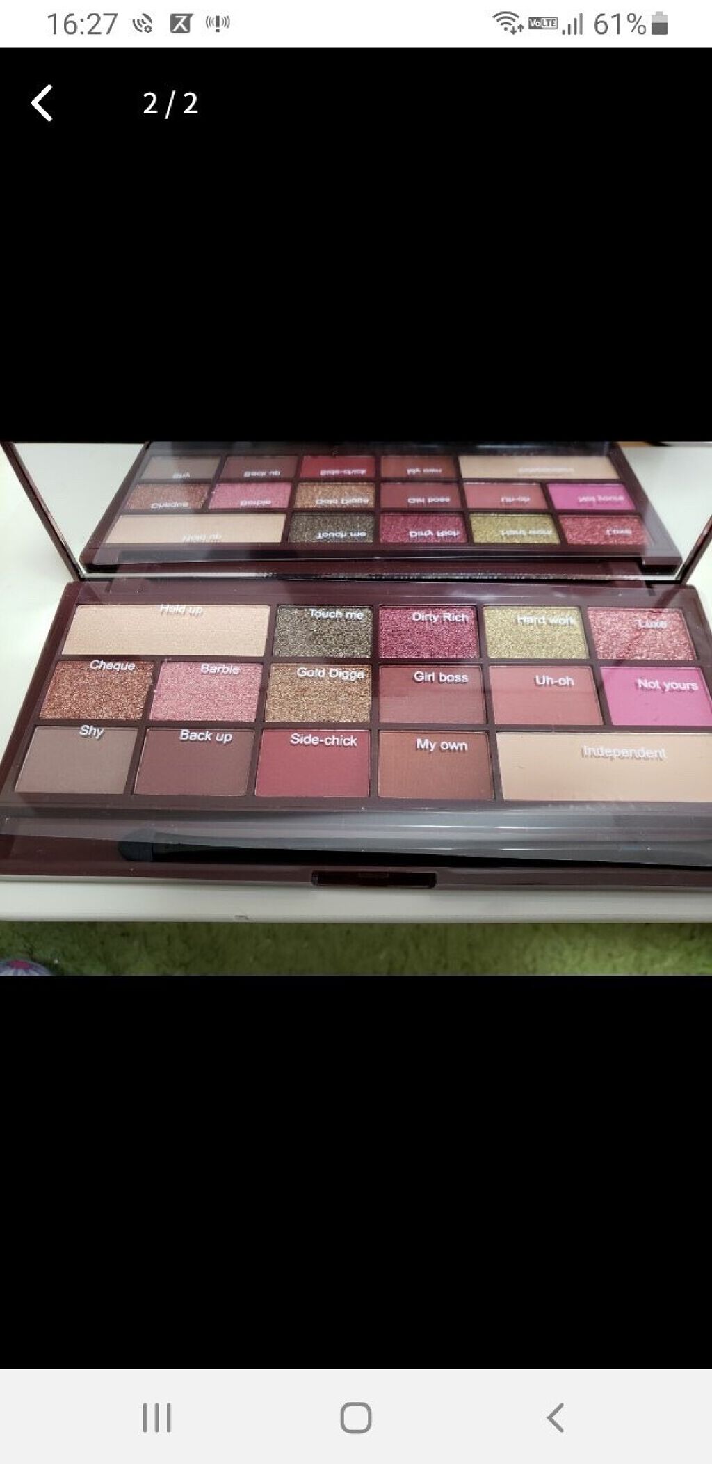 アイラブチョコレート/MAKEUP REVOLUTION/アイシャドウパレットを使ったクチコミ(2枚目)