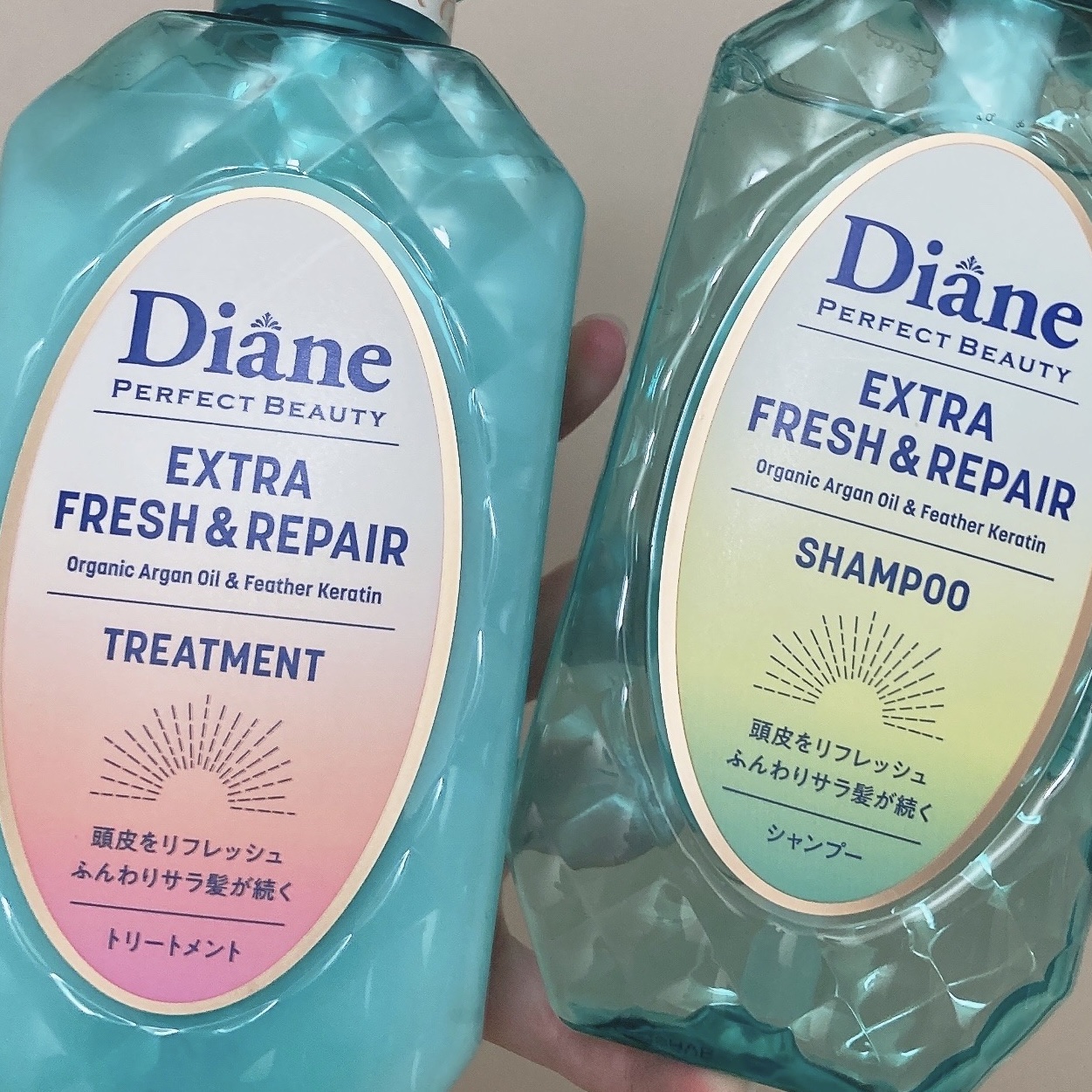 パーフェクトビューティ エクストラフレッシュ＆リペア シャンプー＆トリートメント/ダイアン/市販シャンプーを使ったクチコミ（3枚目）