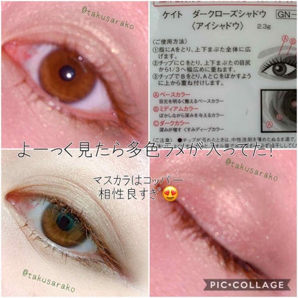 ダークローズシャドウ/KATE/アイシャドウパレットを使ったクチコミ(4枚目)