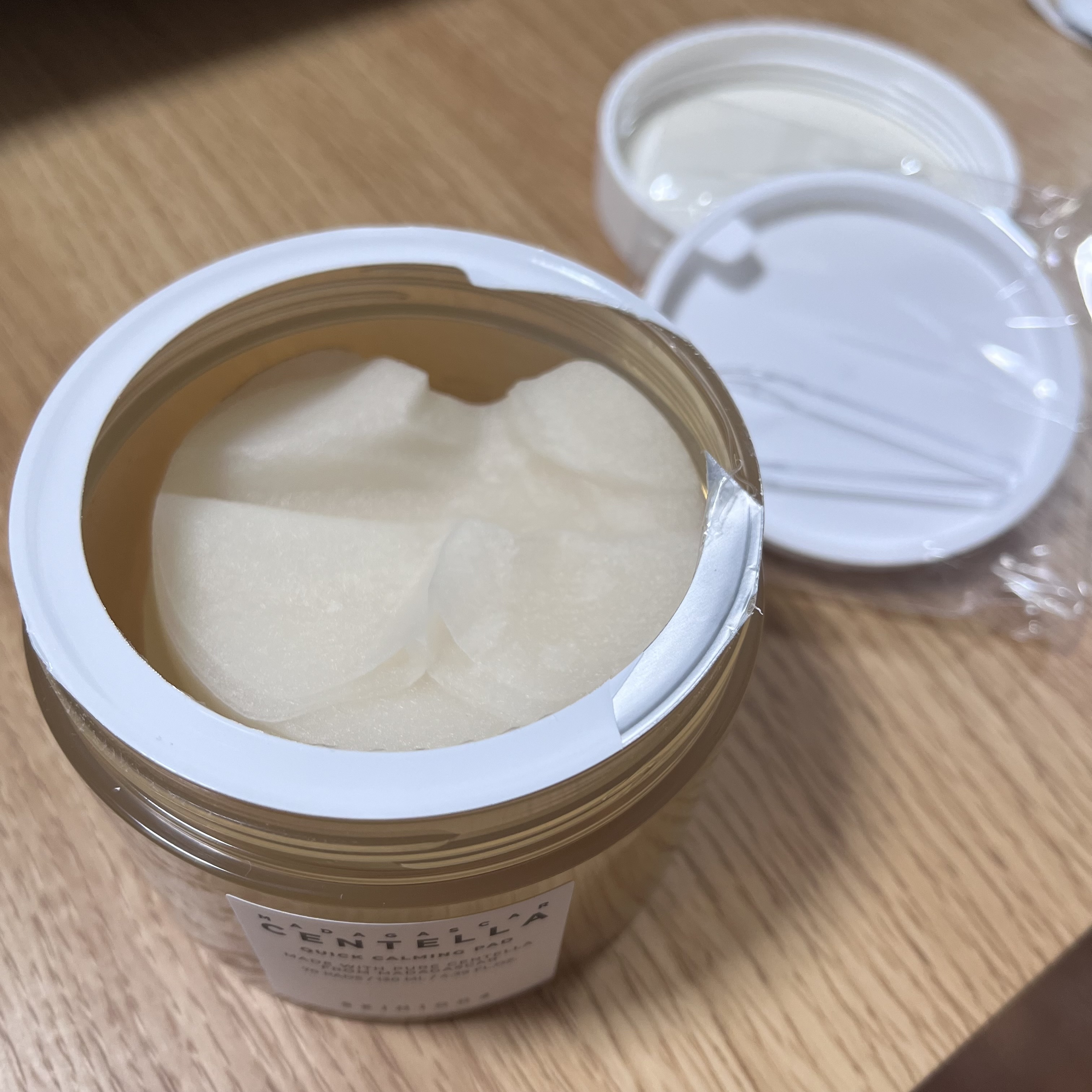 センテラ クイックカーミングパッド/SKIN1004/トナーパッドを使ったクチコミ（1枚目）