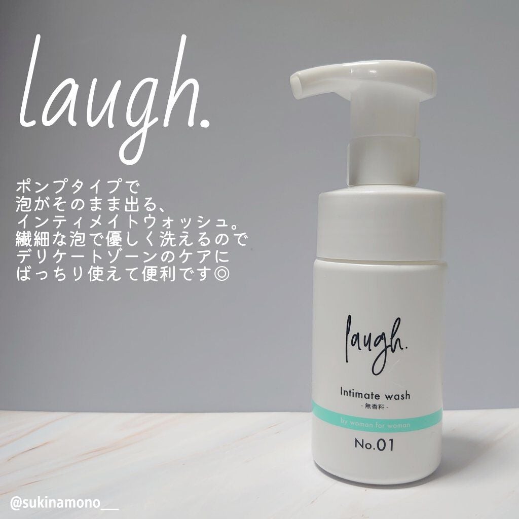laugh.インティメイトウォッシュ 無香料/laugh./デリケートゾーンケアを使ったクチコミ(1枚目)