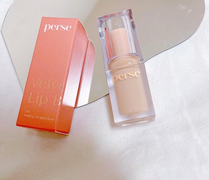ベルベットフィックスリップバーム/perse/リップバームを使ったクチコミ(2枚目)