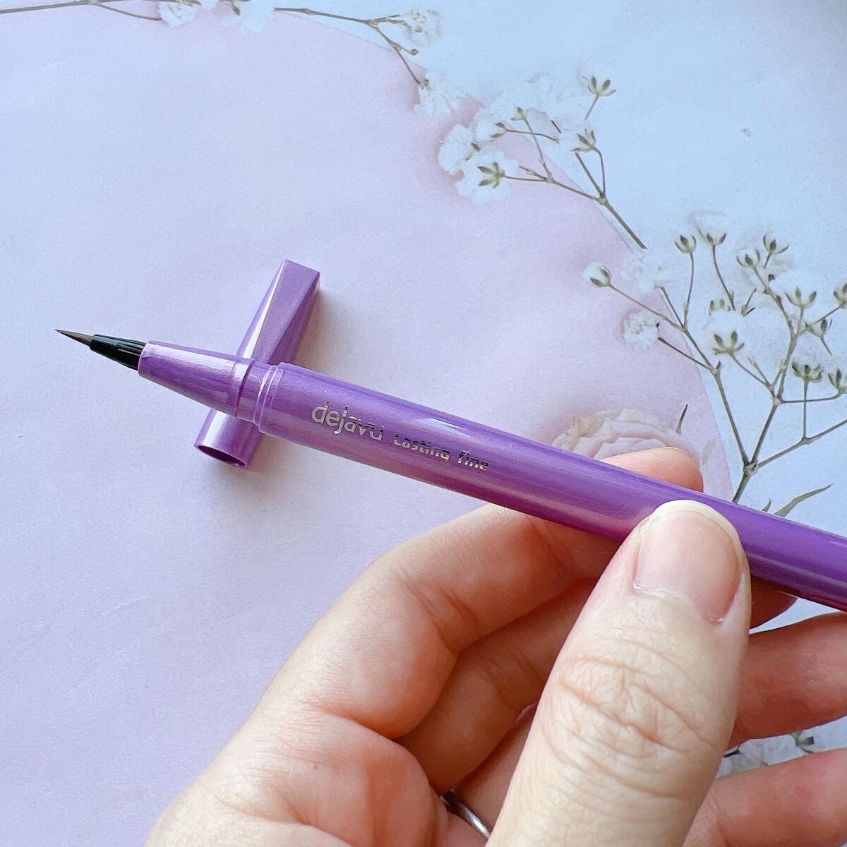 「密着アイライナー」ショート筆リキッド/デジャヴュ/リキッドアイライナーを使ったクチコミ(3枚目)