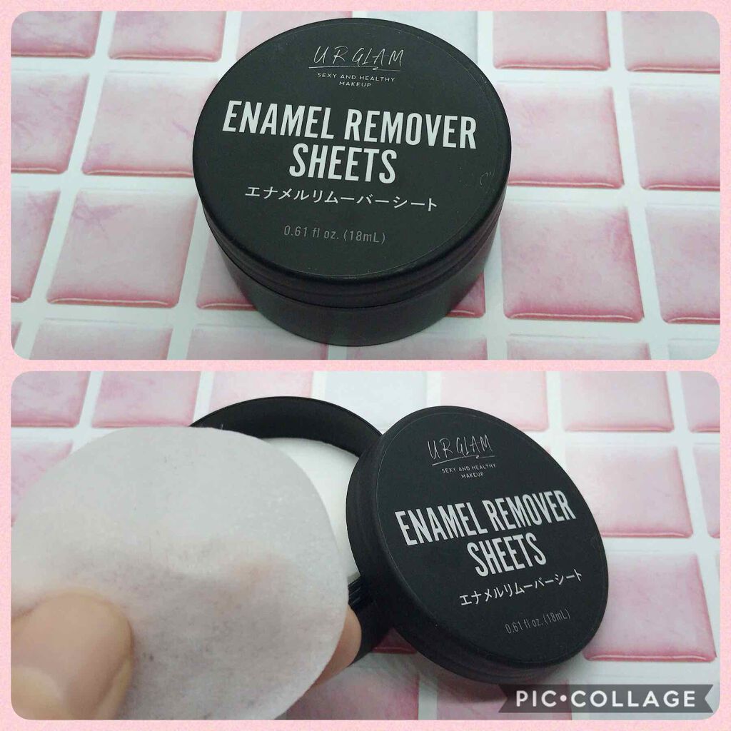UR GLAM ENAMEL REMOVER SHEETS/U R GLAM/除光液を使ったクチコミ(1枚目)