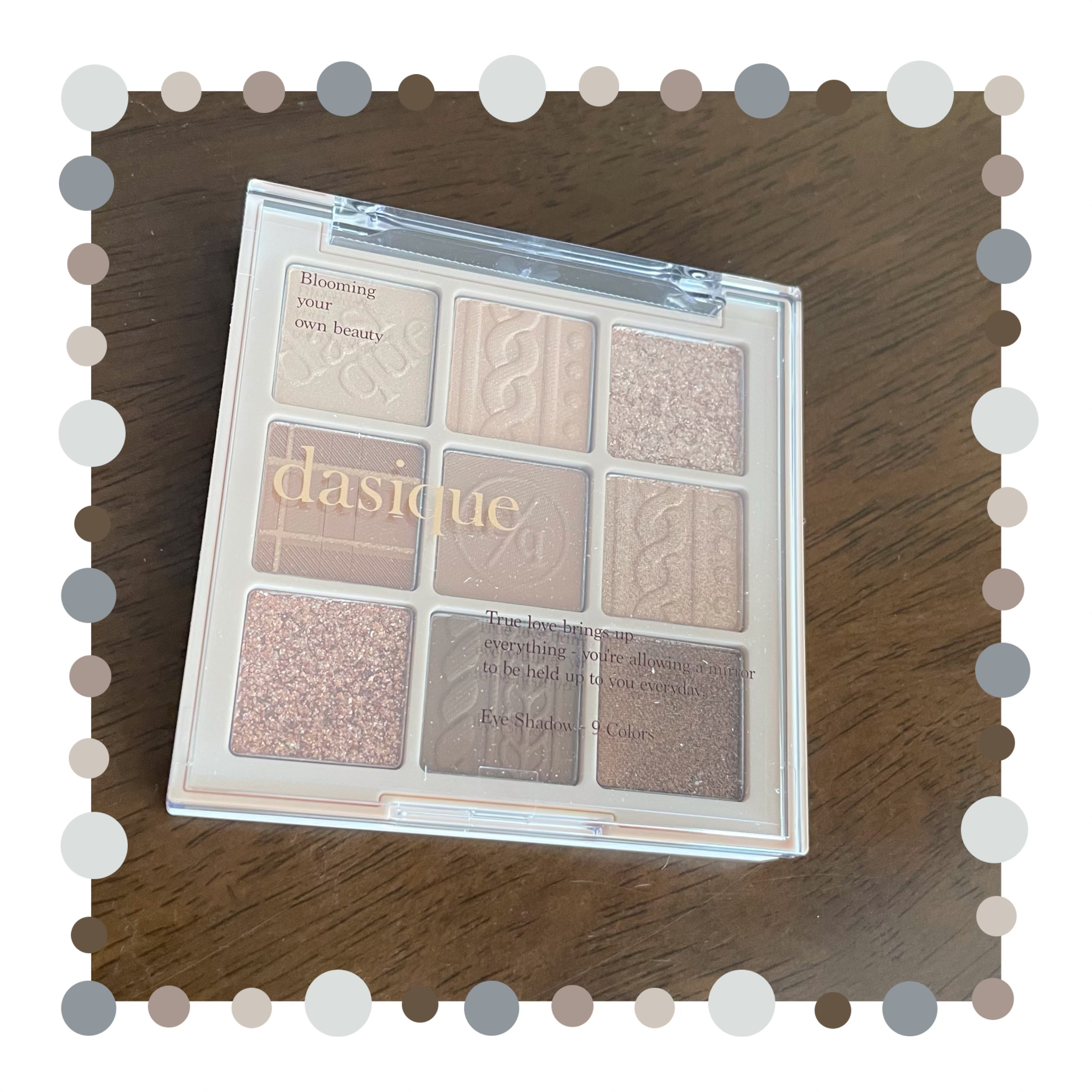 シャドウパレット 15 ベージュニット/dasique/アイシャドウパレットを使ったクチコミ（3枚目）