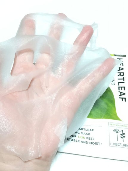 ラボケア ハートリーフピュアカーミングシートマスク/MEDIHEAL/シートマスク・パックを使ったクチコミ(2枚目)