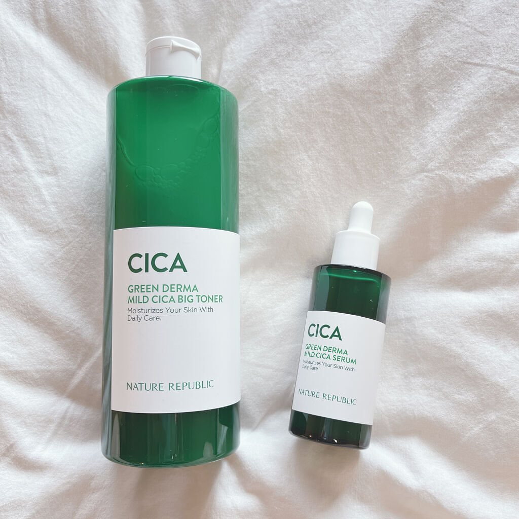 グリーン ダーマCICAビックトナー/ネイチャーリパブリック/化粧水を使ったクチコミ（2枚目）