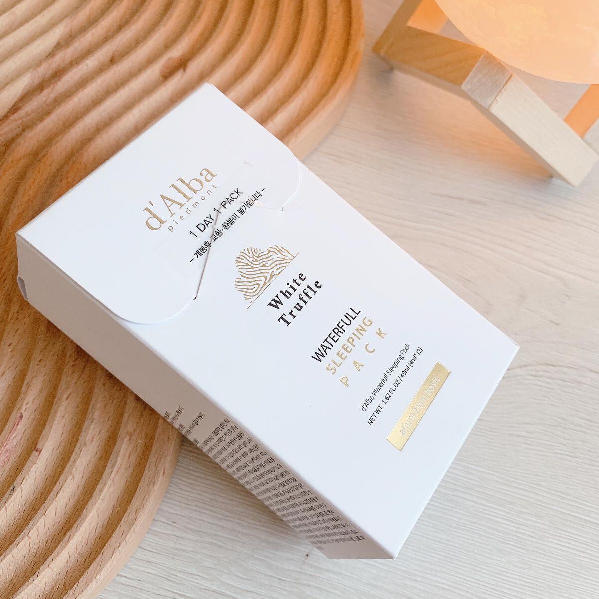 ホワイトトリュフウォータフルヴィーガンスリーピングパック/ダルバ/シートマスク・パックを使ったクチコミ(1枚目)