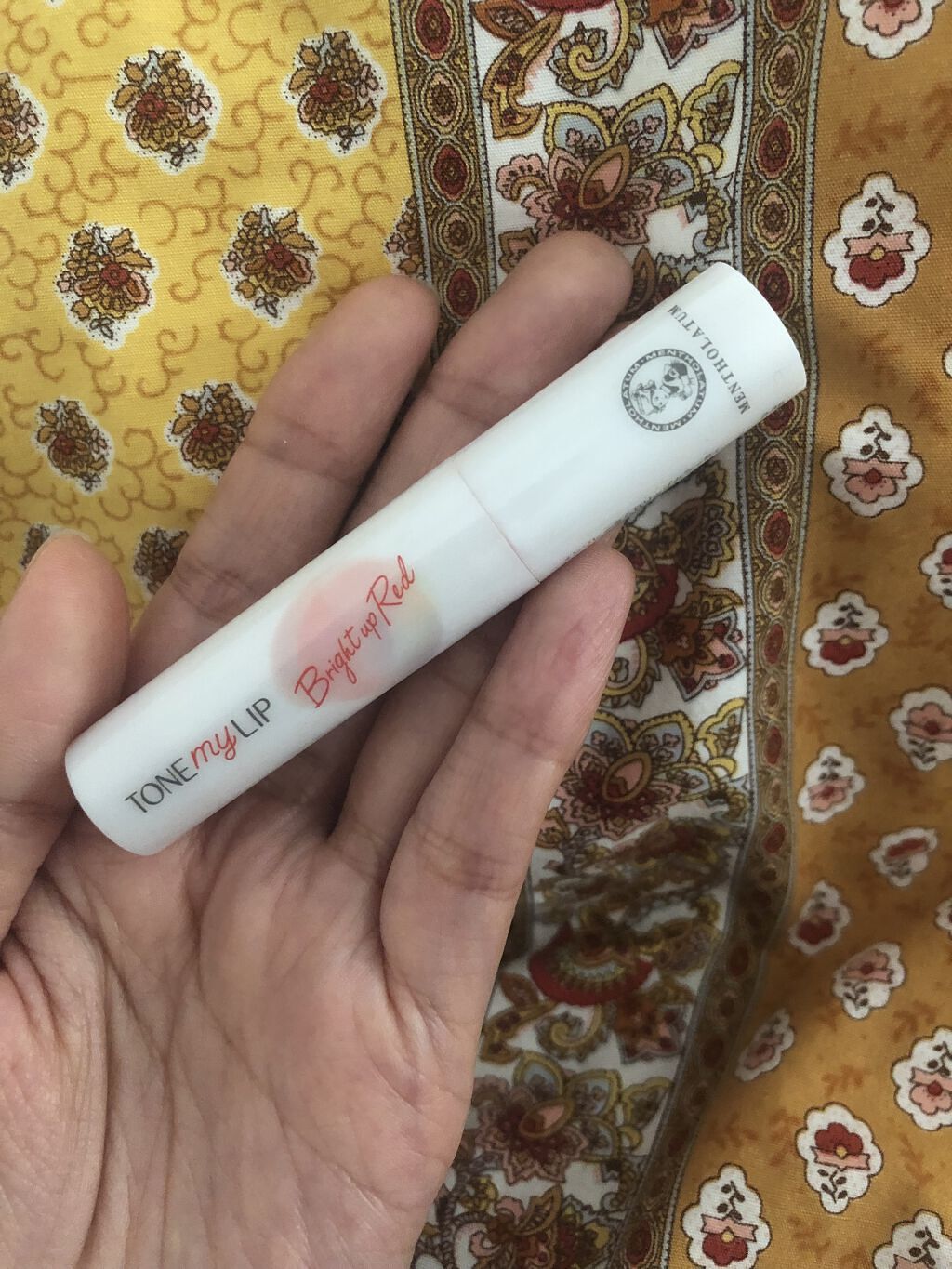 トーンマイリップ ブライトアップレッド/メンソレータム/リップケアを使ったクチコミ（2枚目）