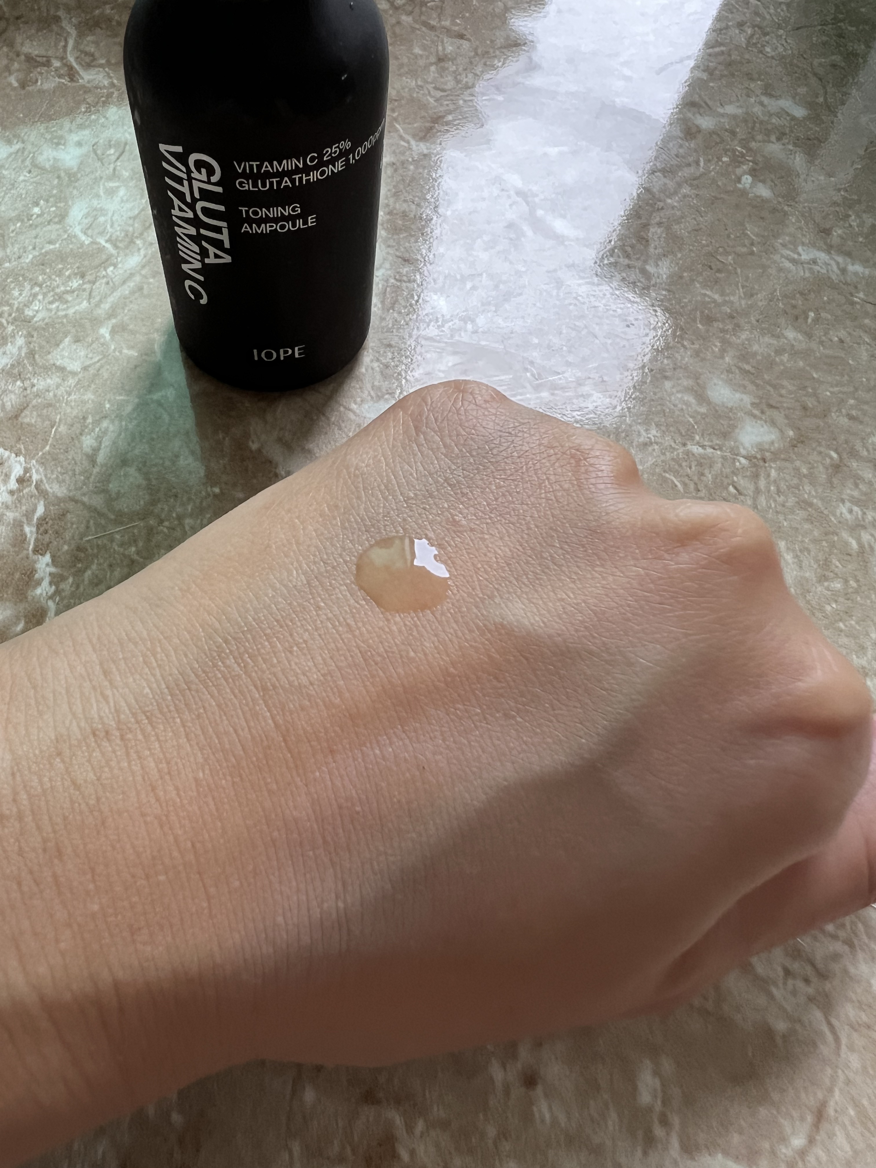 グルタ ビタミンC トーニング アンプル/IOPE/美容液を使ったクチコミ（3枚目）