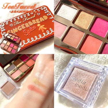 ジンジャーブレッド スパイス ミニ アイシャドウ パレット/Too Faced/パウダーアイシャドウを使ったクチコミ（1枚目）