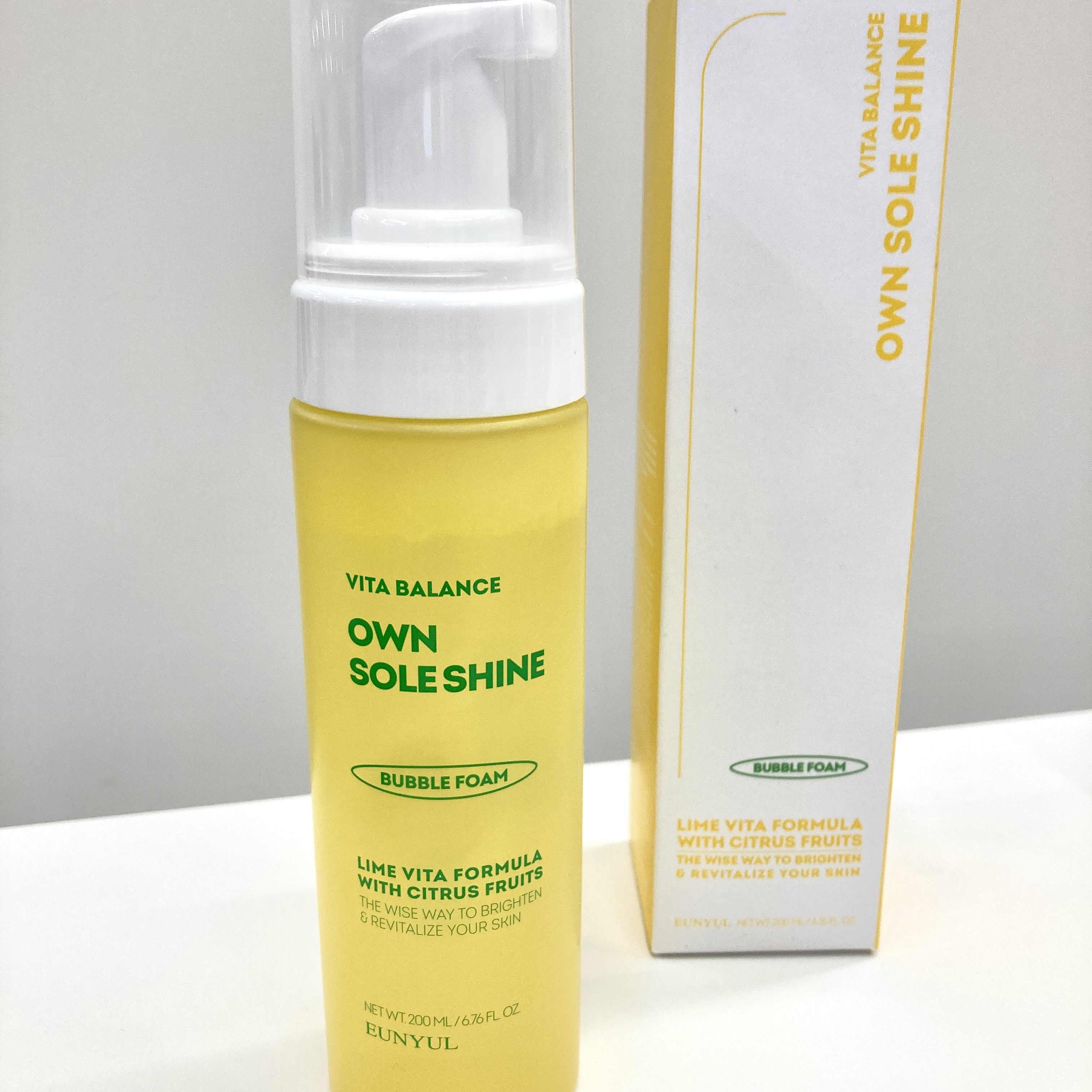 ビタバランスオウンソールシャインバブルフォーム/EUNYUL/泡洗顔を使ったクチコミ（2枚目）