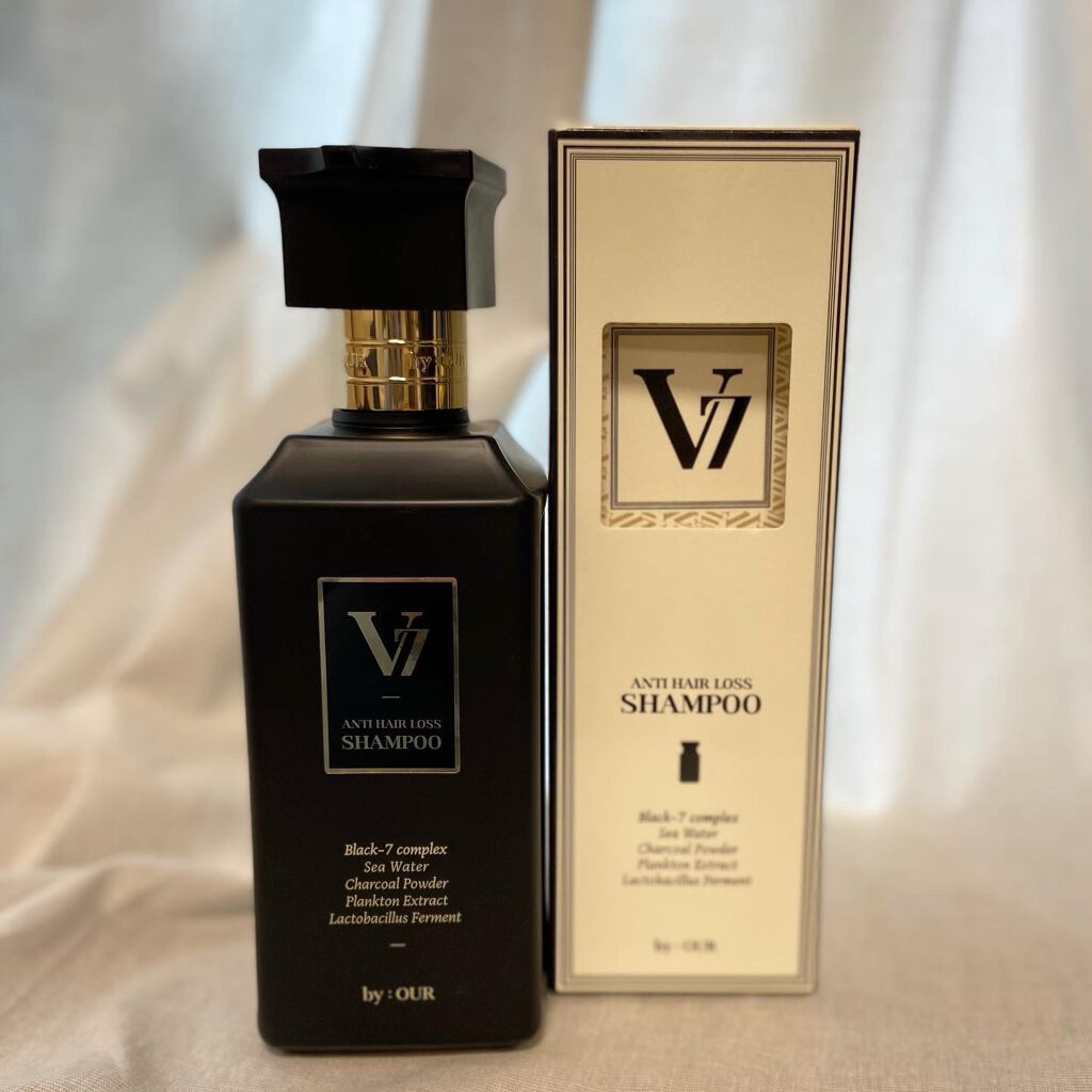 V7 アンチヘアロス シャンプー 500ml/by : OUR/サロンシャンプーを使ったクチコミ（2枚目）