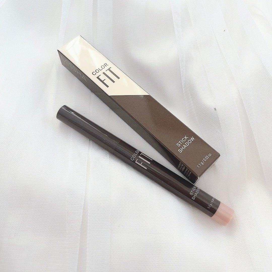 カラーフィットスティックシャドウ/MISSHA/スティックアイシャドウを使ったクチコミ(2枚目)