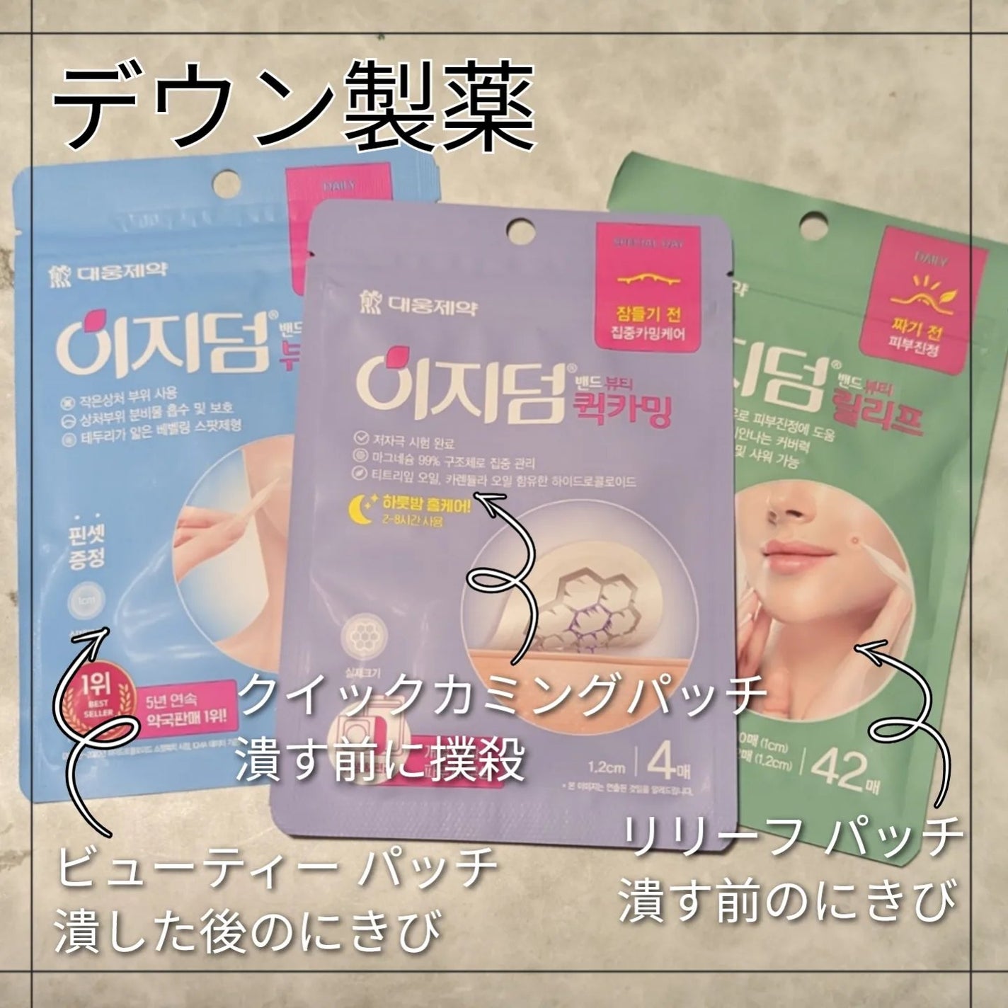 ビューティー スポットパッチ/イージーダムビューティー/にきびパッチを使ったクチコミ(1枚目)