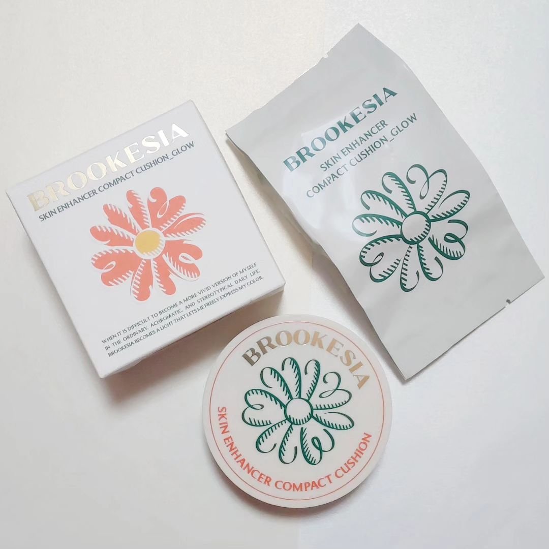 スキンエンハンサー コンパクトクッション（グロー) #2 ソフトロジー/BROOKESIA/クッションファンデーションを使ったクチコミ（3枚目）