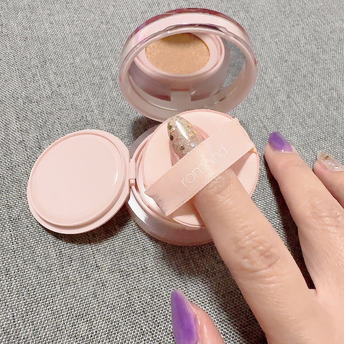 ブルームインカバーフィットクッション/rom&nd/クッションファンデーションを使ったクチコミ(2枚目)