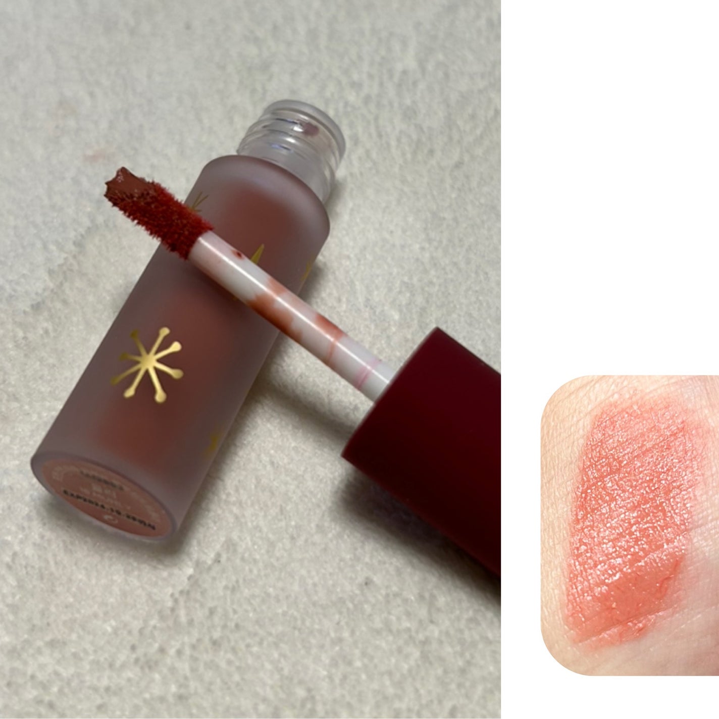 タトゥーベルベットティント/フォレンコス/リップティントを使ったクチコミ(2枚目)