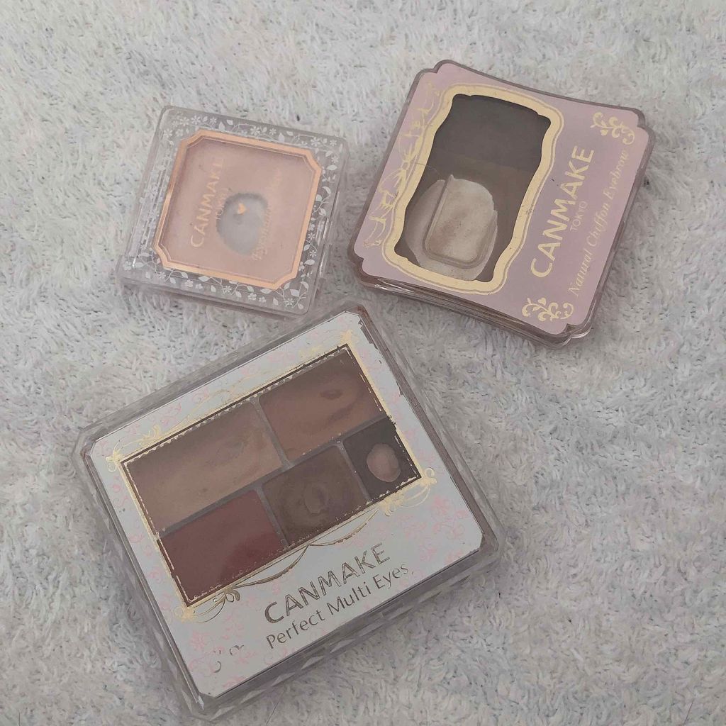 ナチュラルシフォンアイブロウ/キャンメイク/パウダーアイブロウを使ったクチコミ（1枚目）